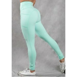 New Pink BUFFBUNNY Leggings Tights Luna Sz…